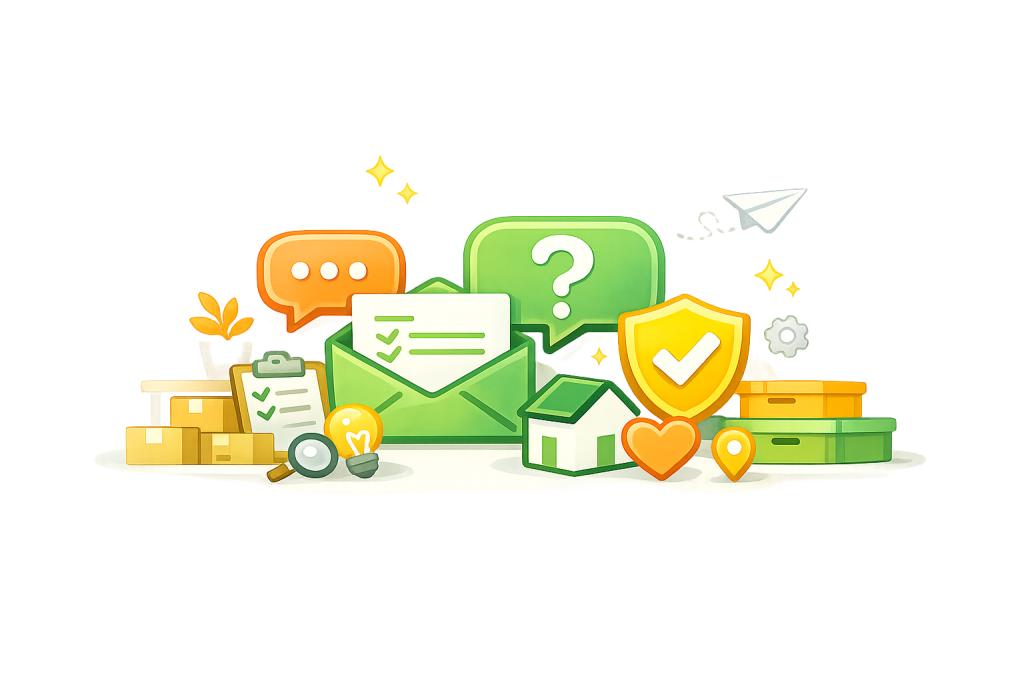 help center support and organization scene