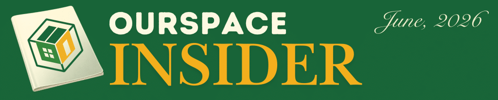 OurSpace Insider June 2026 newsletter banner